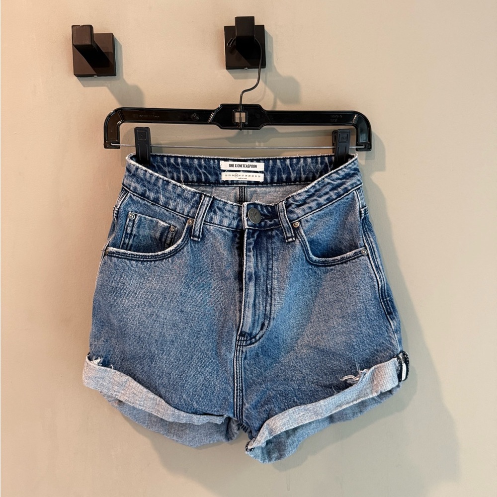 ONE TEASPOON Bandit high waist shorts